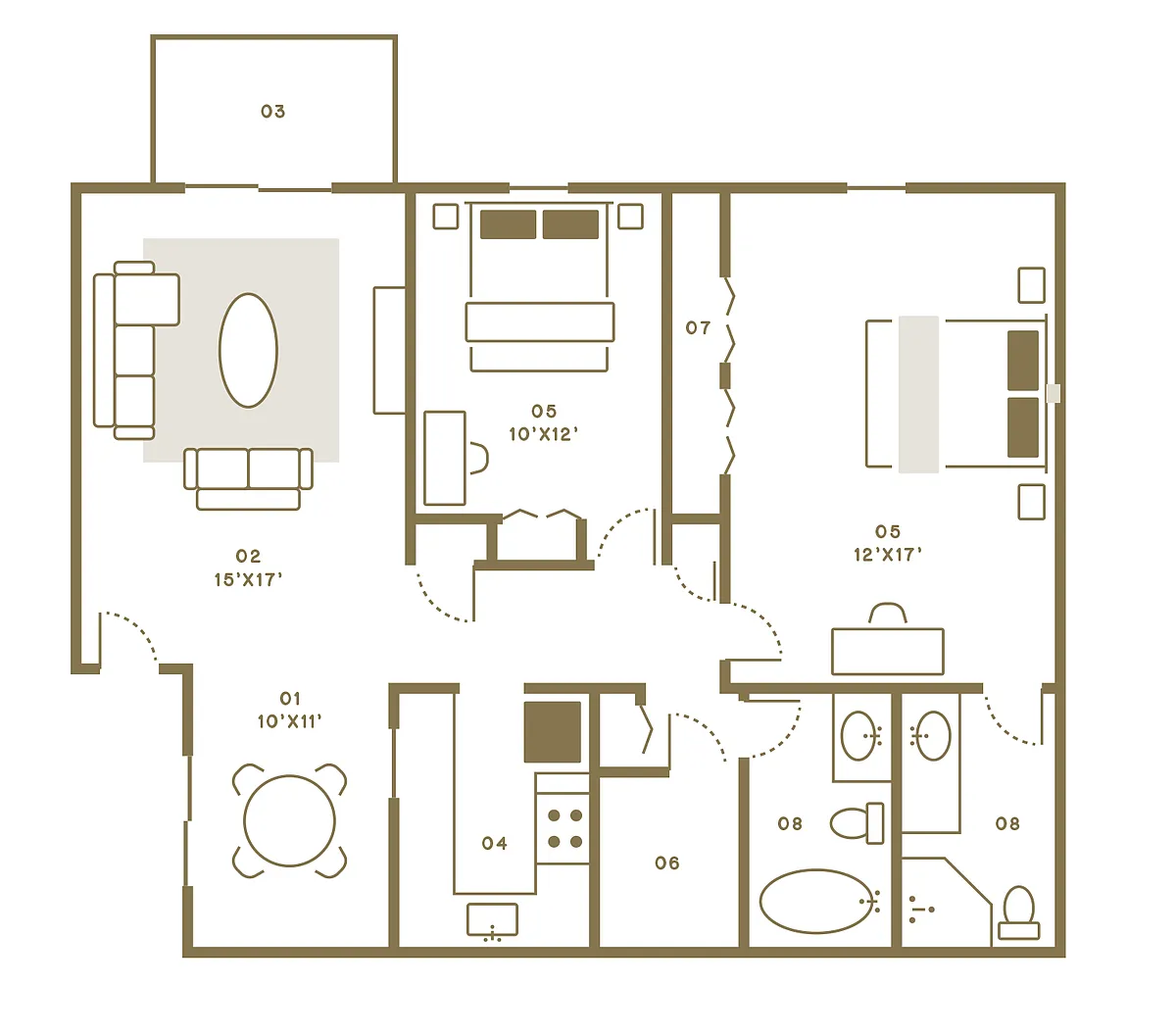 Floor plan B1