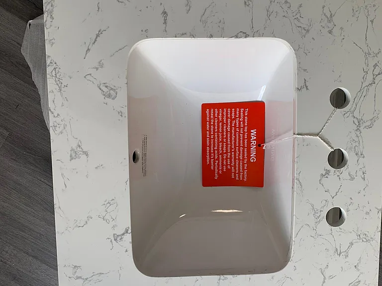 Quartz vanity