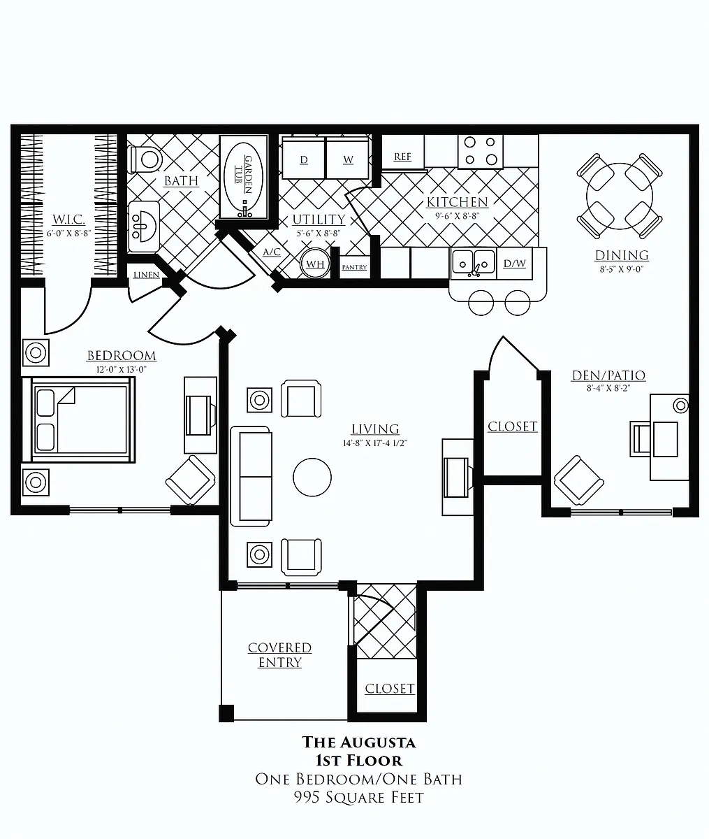Floor plan Augusta (A1.1)