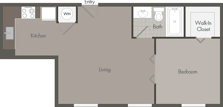 1 Bedroom | 1 Bathroom 1 Bedroom | 1 Bathroom