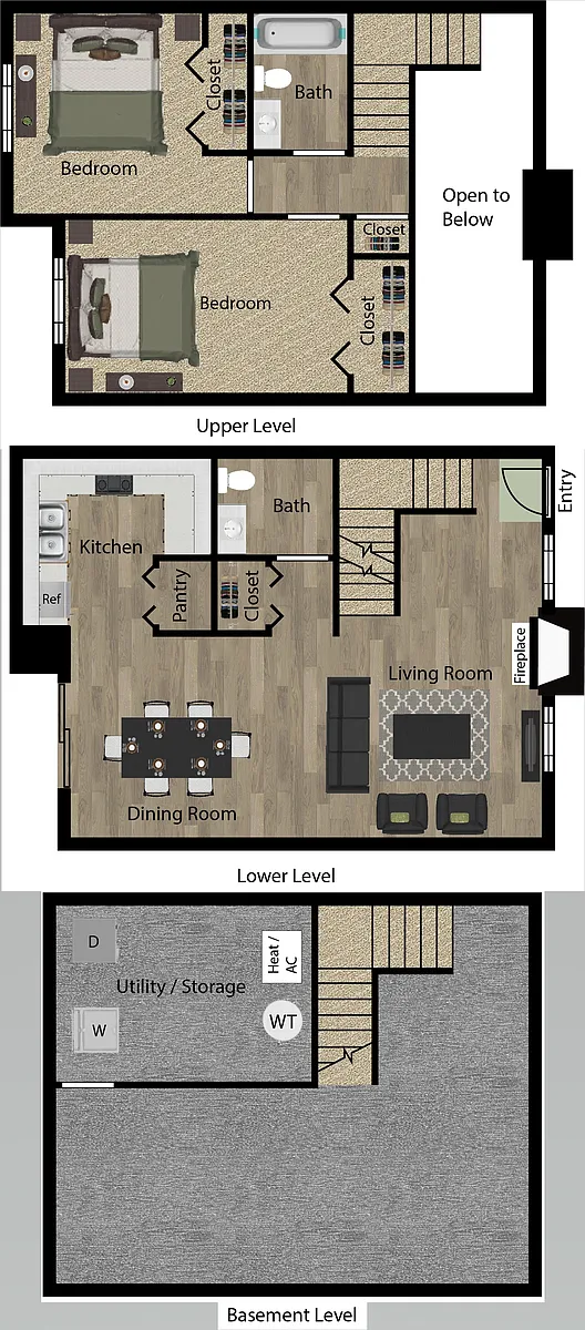 Floor plan 2 Bedroom