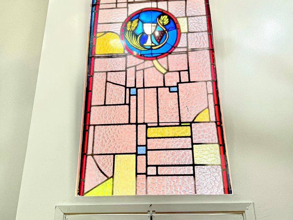 Original stain glass window
