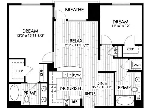 Floor plan B1
