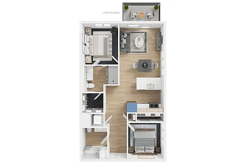 Floor plan 2X2 - E15