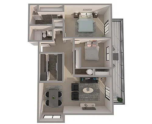 Floor plan 2X2
