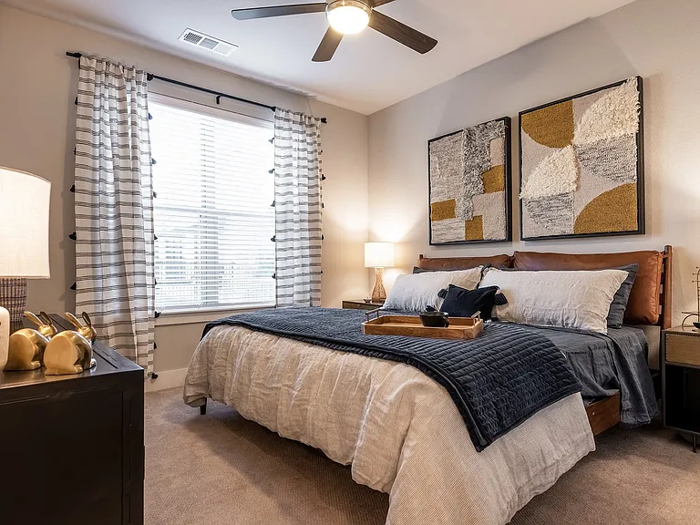 Large windows invite plenty of natural light into your home.