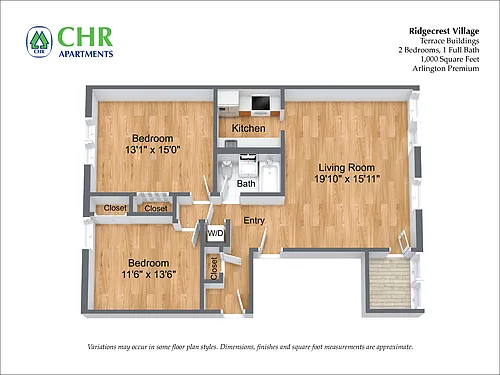 Floor plan 2 Bedroom