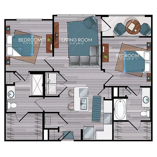 Floor plan B1