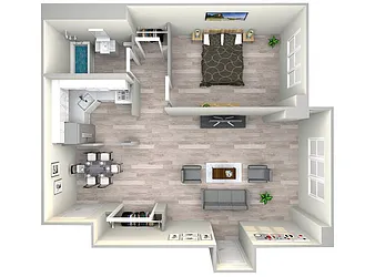 Rented by B & L Management