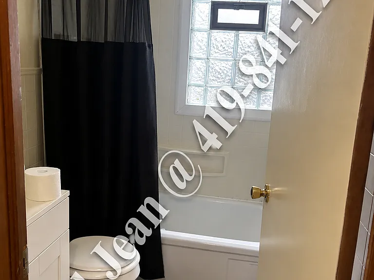 bathroom with vinyl floor