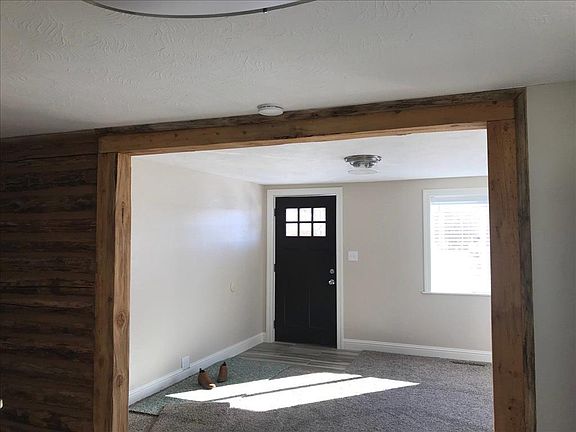 View of living room from kitchen area