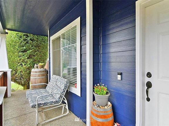 Enjoy the morning sunshine on your covered front porch with your favorite beverage!