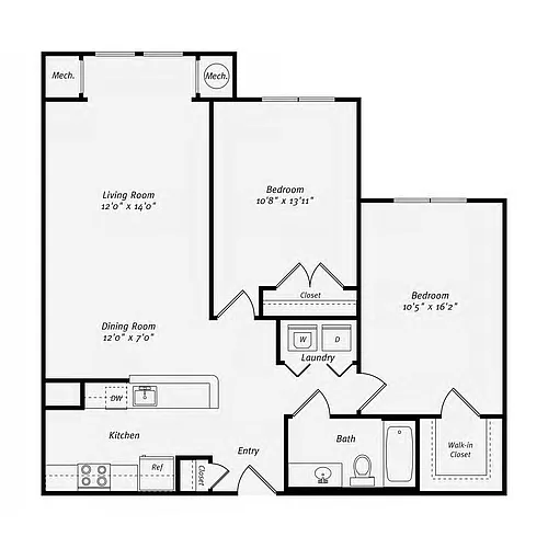 Floor plan B2A