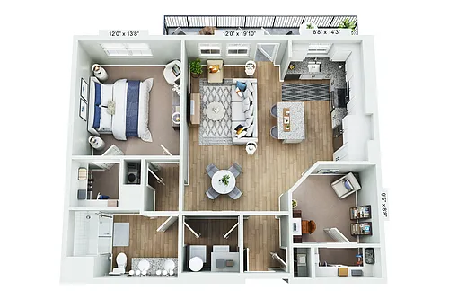 Floor plan A4 - Genoa