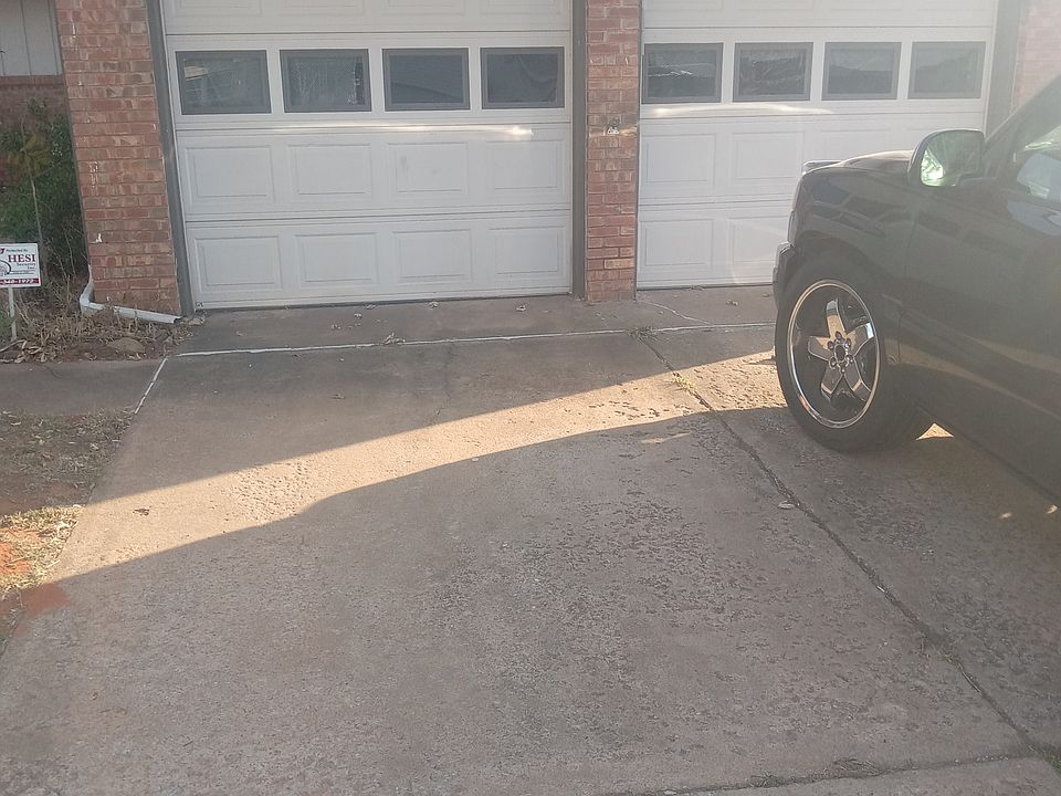 This is the front of the two-car garage very spacious,