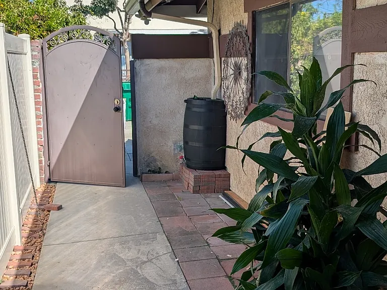 Entrance from inside