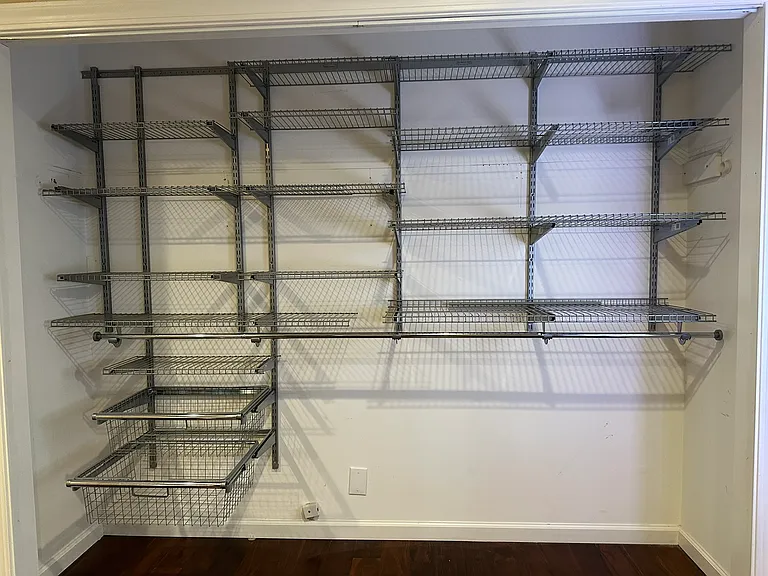 Closet with shelving - bedroom 2