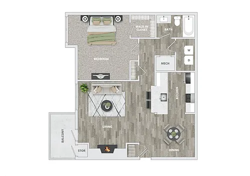Floor plan Bristol Renovated