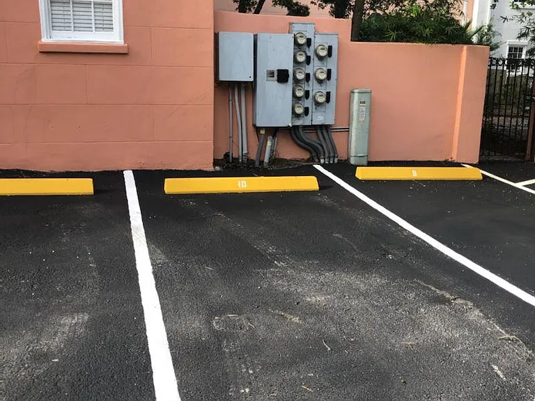 Assigned parking space #10 located under your Br window