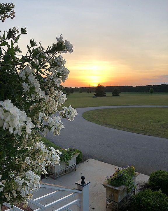 Sunset from front porch