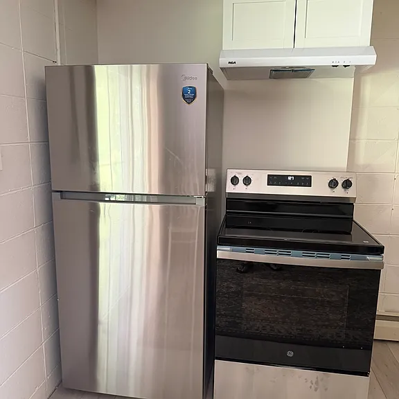 New SS Refrigerator & Range
