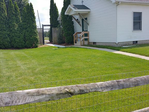entrance and yard