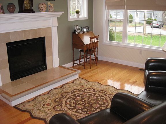 Fireplace and Sitting Area in Living Room