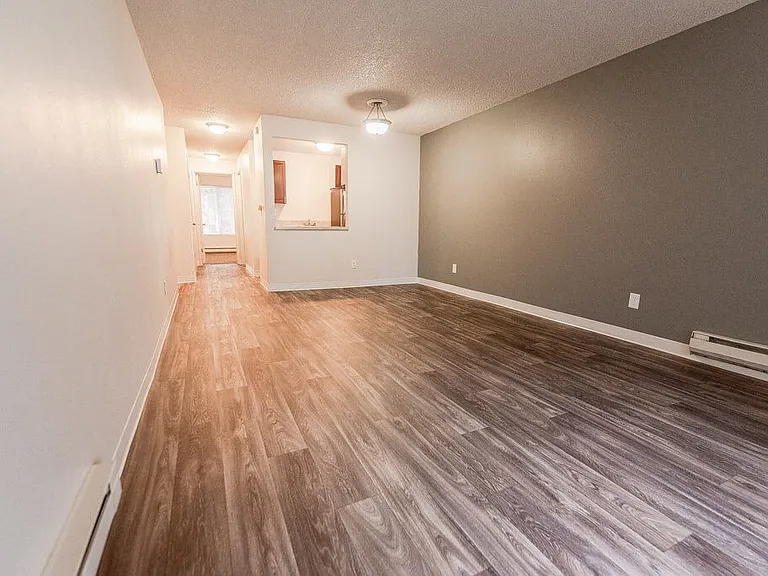 Lakewood Apartments - Bellmary Park Apartments - Living Room, Entryway, and Kitchen