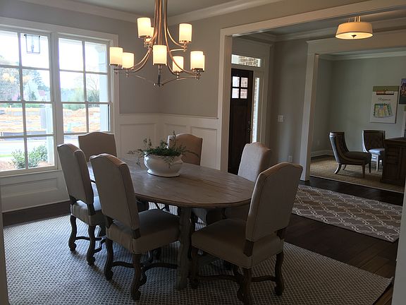 Dining room open to foyer