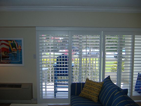 Slider to Lanai with Plantation Shutters
