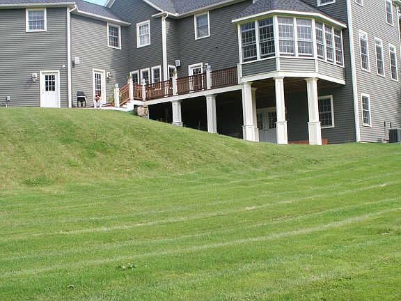 Back from lower lawn