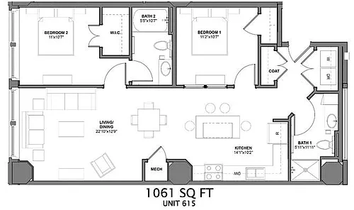 Floor plan II-B6