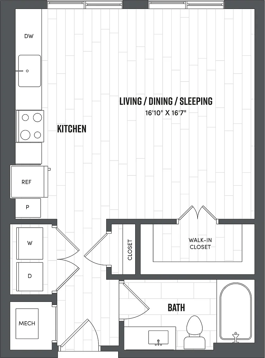 Floor plan Studio-S1