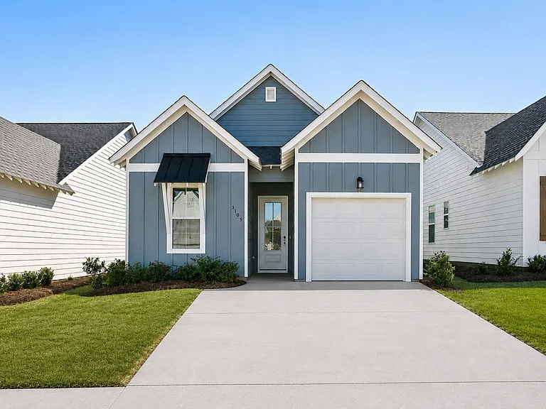 Cottage-style rental homes in Opelika featuring modern design and private garages