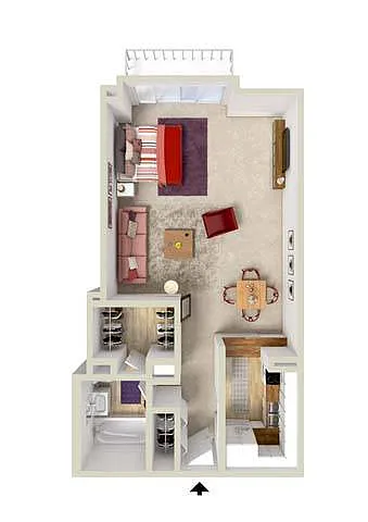 Floor plan STUDIO