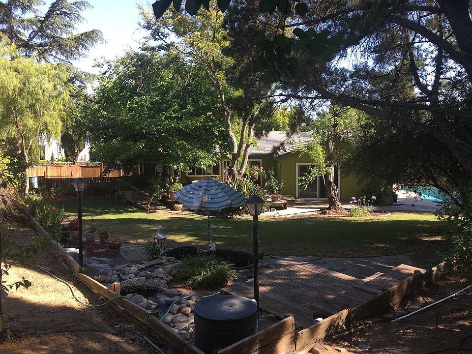 Hilltop view of the yard.