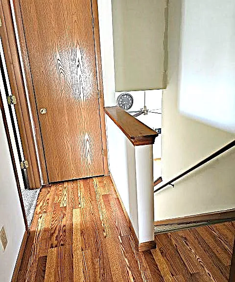Upper level hallway and closet.