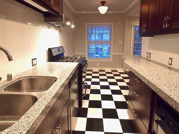 Kitchen towards dining area