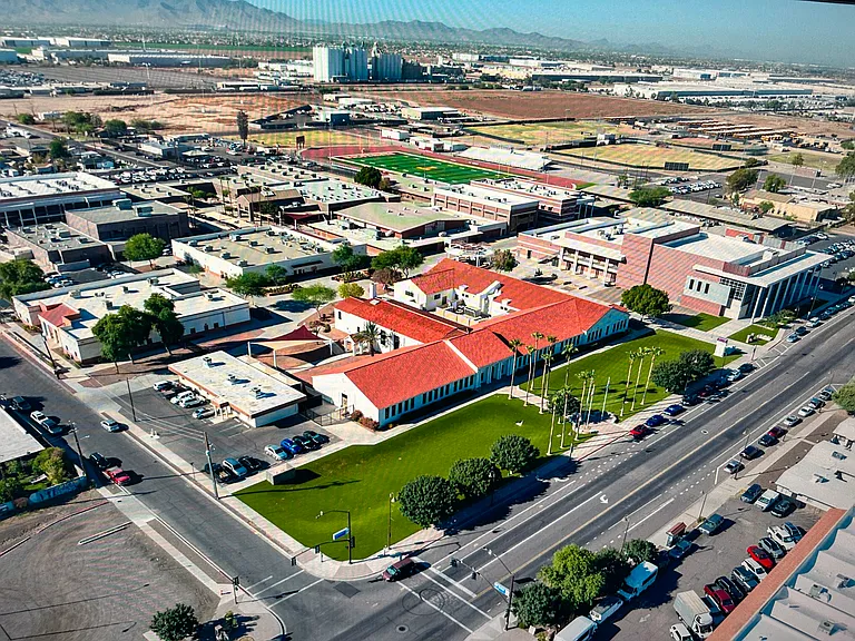 Tolleson Union High School full-area view.