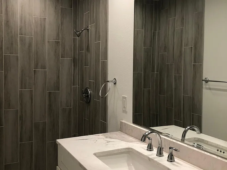 Master bath with walk in shower.
