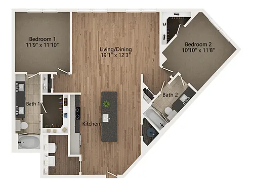 Floor plan B3