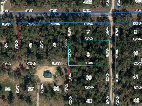 Lot 8 NE 102nd Ct, Bronson, FL 32621