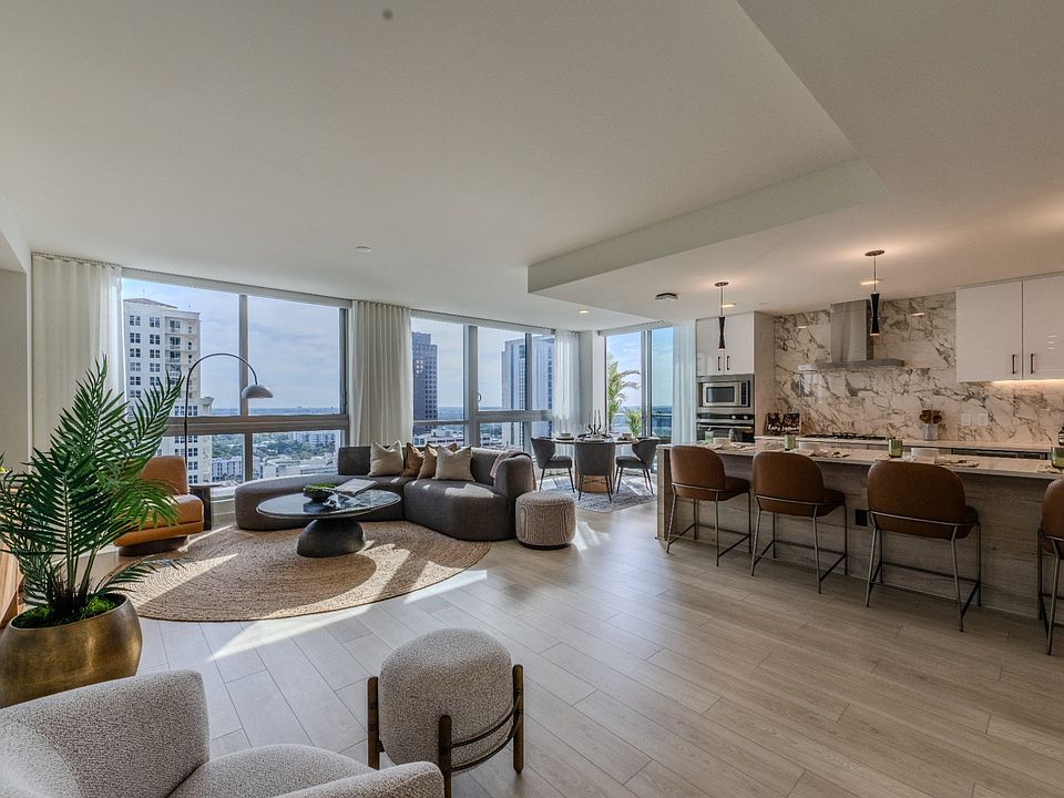 Model Home Kitchen, Living Room and Dining Room Gables Riverwalk