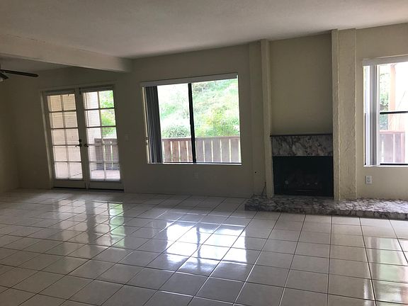 Spacious dining and living room area