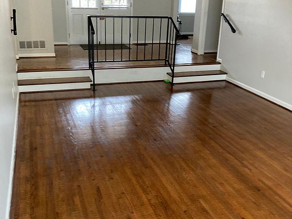 Step down living room