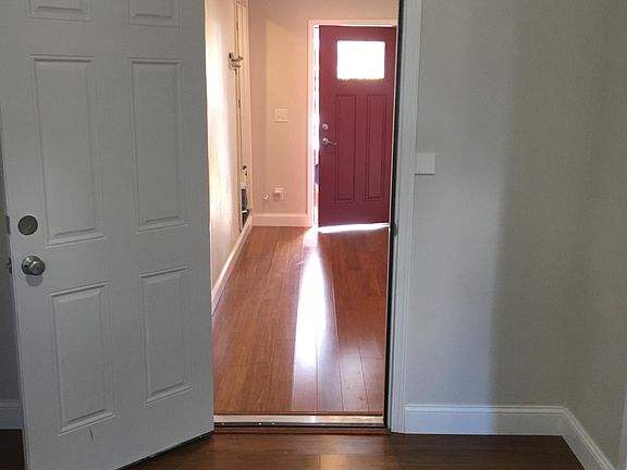 From the master bedroom walking to the front door