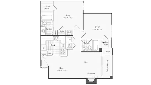 Floor plan Chelsea