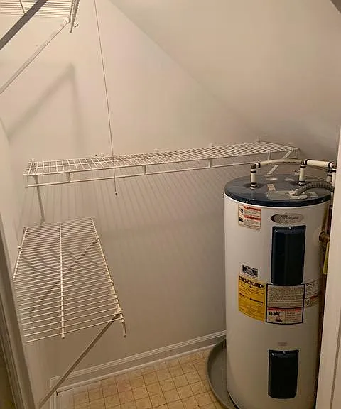 1st Floor Cleaning /Kitchen Storage and Electric HW Heater
