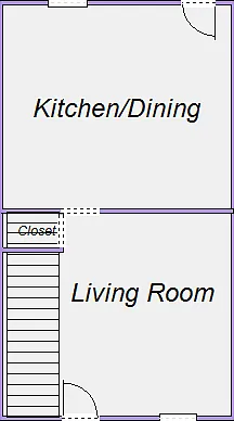 Downstairs floor plan