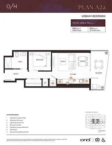Floor plan Plan A2a